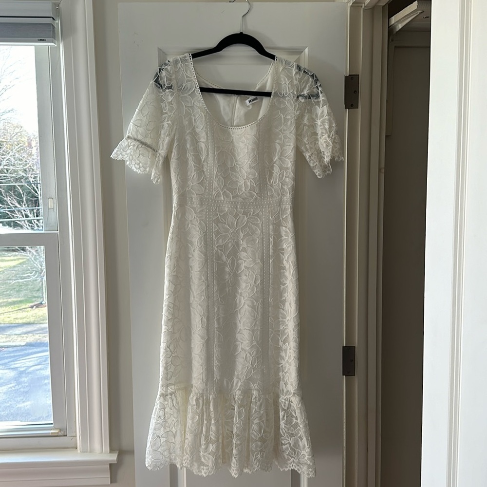 White Lace BB Dakota Dress